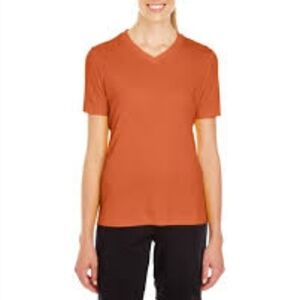 Vince Vneck burnt out orange  tee basic closet staple